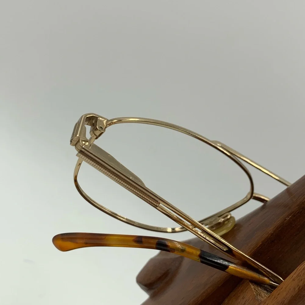 Amber Gold Aviator Sunglasses Frames
